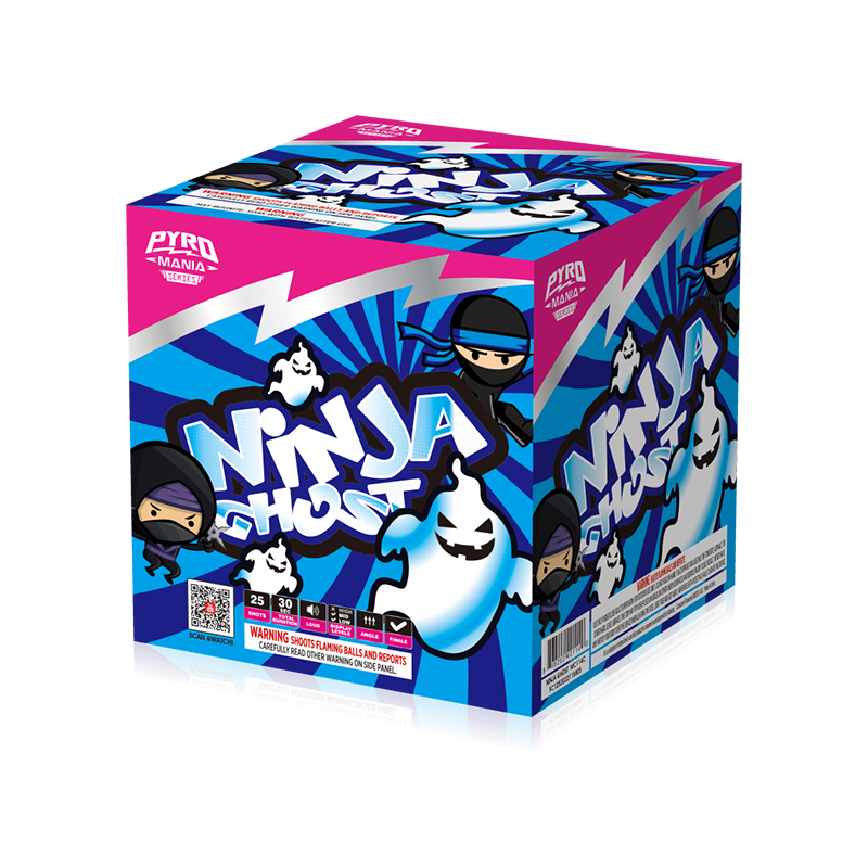 Ninja Ghost 25 Shots Cake Stassortment MC114