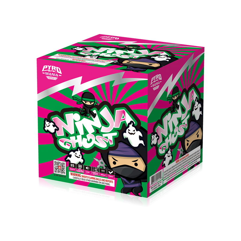 Ninja Ghost 25Shots 200G Cake Stassortment MC114