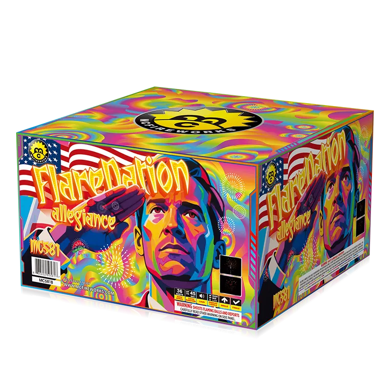 Flarenation Allegiance 36 Shots 500G Cake Sustortment MC581B