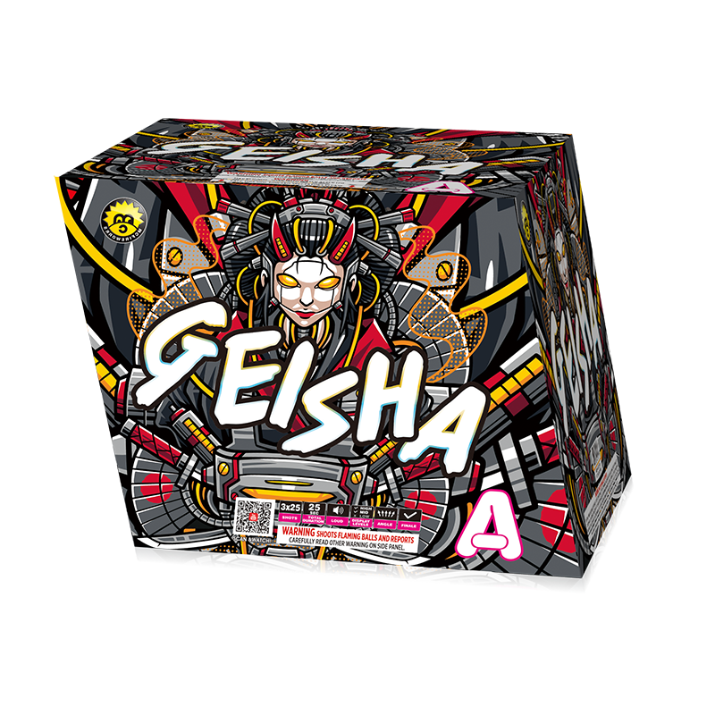 Geisha 25 Shots 500g Cake Stassortment MC579