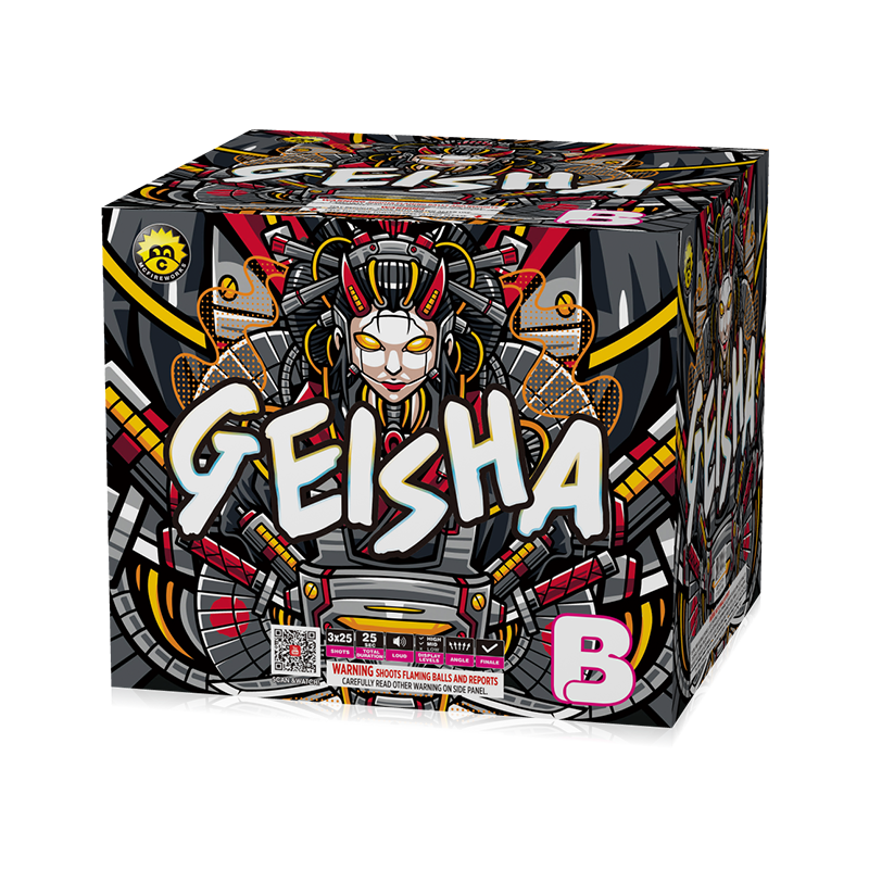 Geisha 25 Shots 500g Cake Stassortment MC579